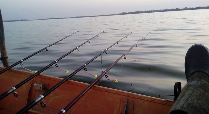 Ловля карпа с лодки